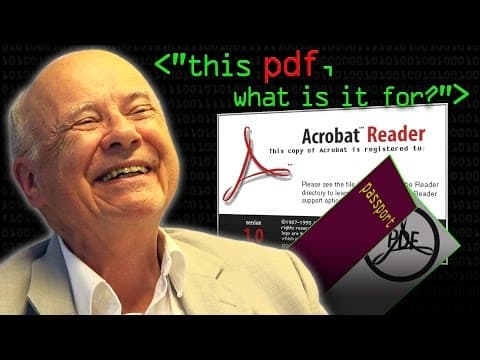 PDF, What is it FOR? - Computerphile thumbnail
