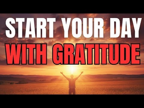 Morning Prayer | A Powerful Prayer to THANK GOD and START the Day with PEACE thumbnail