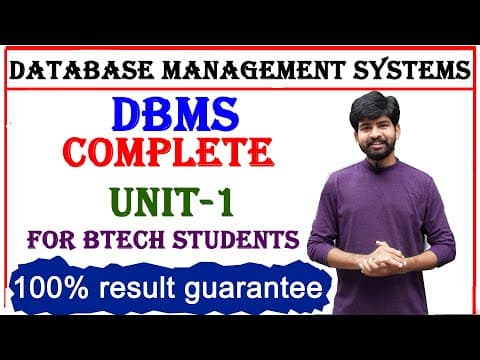 How Does DBMS Work for BTech Students? thumbnail