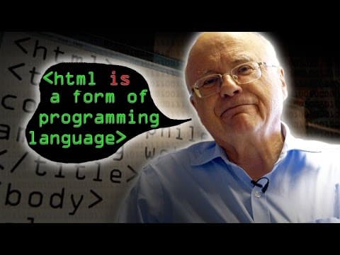 HTML IS a Programming Language (Imperative vs Declarative) - Computerphile thumbnail
