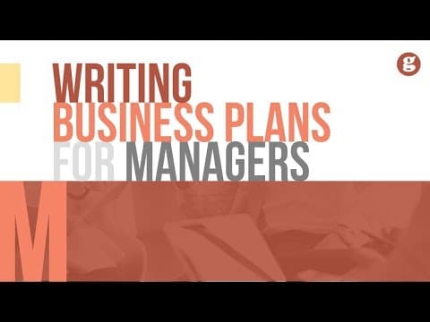 Writing Business Plans for Managers thumbnail