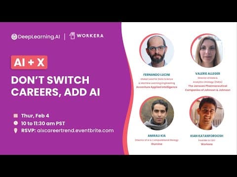 AI + X: Don’t Switch Careers, Add AI thumbnail