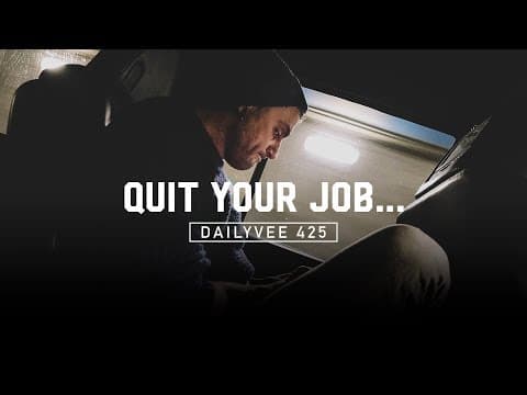 Don’t Stay at the Job You Hate Just to Help Your Resume… Here’s Why | DailyVee 425 thumbnail