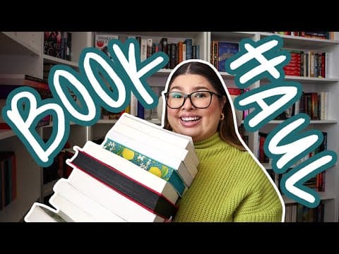 a BIG book haul to cure a reading slump 📦🏃🏻♀️✨ new releases, popular books, & special editions! thumbnail