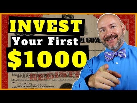 How to INVEST $1000 Dollars in STOCKS Right Now thumbnail
