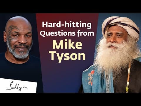 @miketyson  Asks Sadhguru Some Hard-hitting Questions thumbnail
