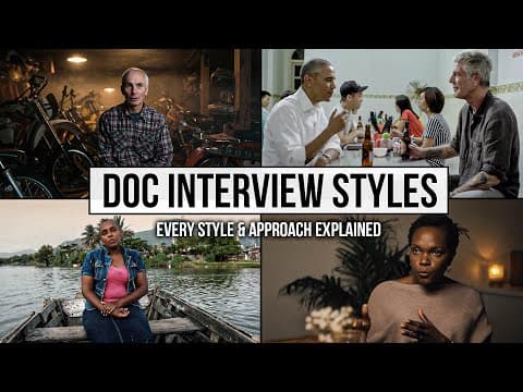 What Are the Different Interview Styles in Documentaries? thumbnail