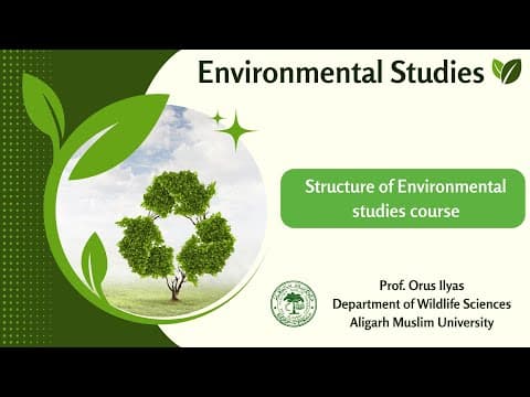 Structure of Environmental studies course thumbnail