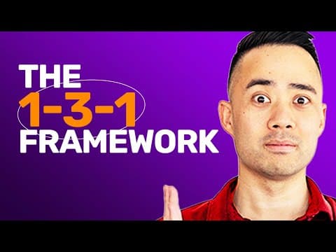 The Ultimate Problem Solving Model: 1-3-1 Framework thumbnail