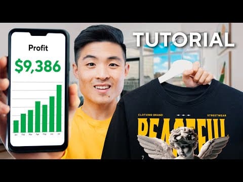 Easiest Way To Start A Clothing Brand From $0 In 2026 thumbnail