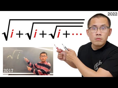 sqrt(i+sqrt(i+sqrt(i+...))) = ? thumbnail