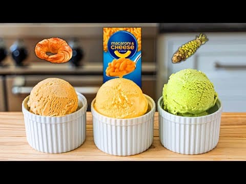Making The Weirdest Ice Cream Flavors Taste Good thumbnail