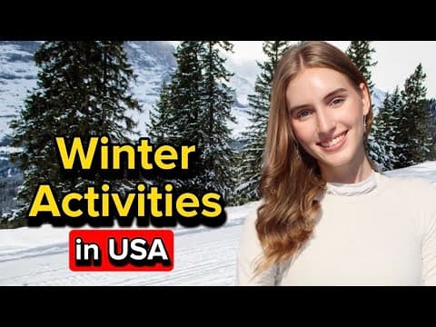 Outdoor Winter Activities in English 🏂🎿 thumbnail