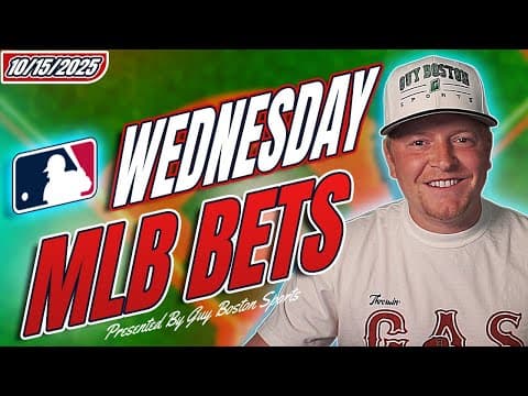 MLB Picks Today 10/15/2025 | FREE MLB Predictions, Player Props, and Best Bets! thumbnail