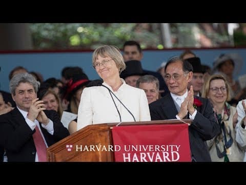 Harvard President Drew Gilpin Faust Address | Harvard Commencement 2018 thumbnail