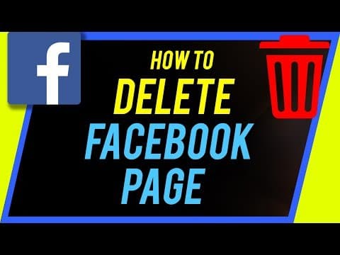 How to Delete a Facebook Page thumbnail