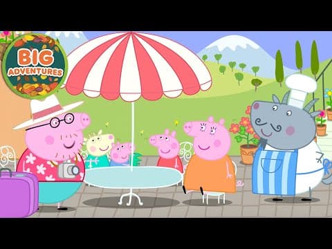 Peppa Pig Goes on a SUNNY Holiday Adventure☀️Peppa & George: Italy Fun | Cartoon for kids | 20 Mins thumbnail