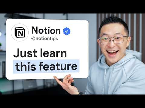 Master 80% of Notion with this ONE Feature thumbnail