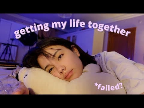 trying to get my life together vlog | Med School Diaries thumbnail