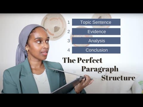 How I Got a First Class in Every Essay at University Using This Paragraph Structure + Examples thumbnail