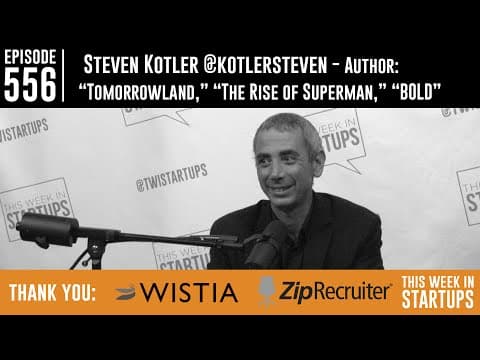 NYT bestselling author Steven Kotler (Tomorrowland, Bold) on science fictions turned fact thumbnail