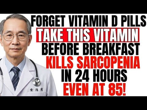 Forget Vitamin D Supplements! Take These 2 Vitamins at Breakfast to Build Muscle Fast. thumbnail