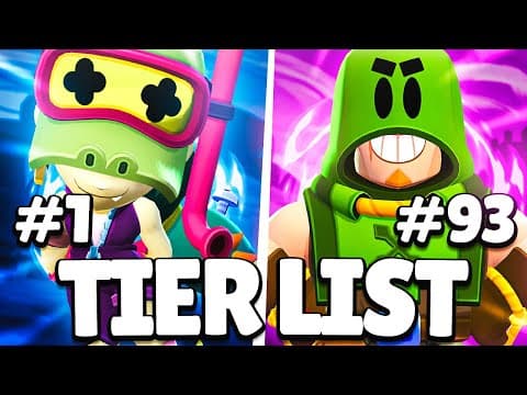 Jae-Yong Ranks ALL 93 Brawlers From Worst To Best - Tier List thumbnail