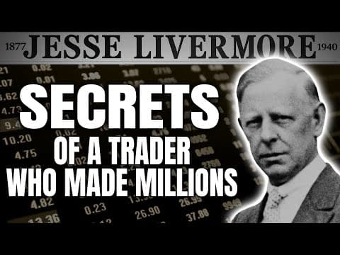 Jesse Livermore | Secrets of a Trader Who Made Millions | Trader Motivation thumbnail