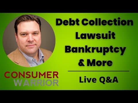 How to Win a Debt Collection Lawsuit | Live Q&A thumbnail