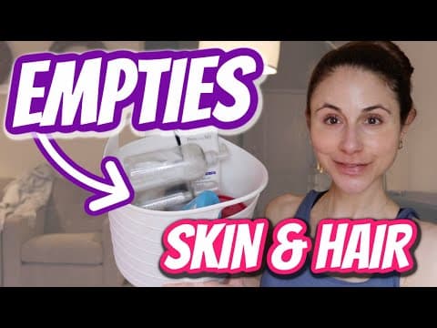 2021 Empties: Skin care & hair care| Dr Dray thumbnail