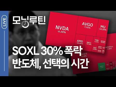 오늘 아침 한국경제 모닝루틴에서 코스피 반도체 급락과 환율 리스크의 원인은 무엇인가? thumbnail