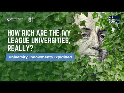 How Wealthy Are Ivy League University Endowments? thumbnail