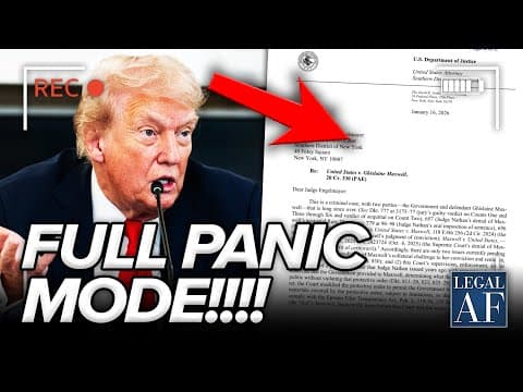 Trump RUSHES EMERGENCY FILING as He PANICS over EPSTEIN FILE TAKEOVER thumbnail