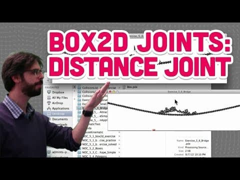 5.8: Box2D Joints: Distance Joint - The Nature of Code thumbnail