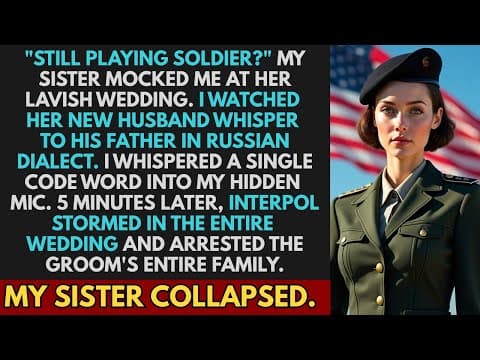 Sister Mocked Me At Her Wedding — Until My Secret Call Got Her New Family Arrested thumbnail