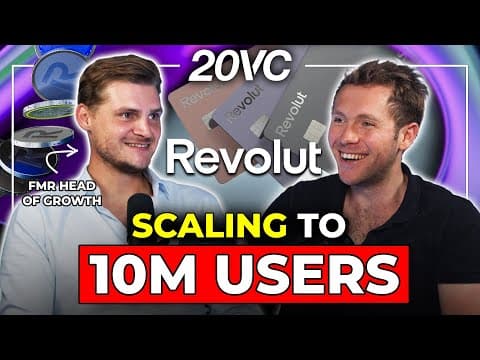 Val Scholz: How Revolut Acquired Their First 10M Users: Tips, Tactics & Strategies | E1168 thumbnail