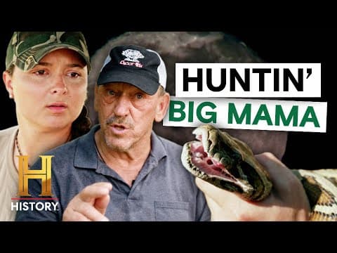 Hunting in Unfamiliar Territory for "Big Mama" | Swamp People: Serpent Invasion (S5) | History thumbnail