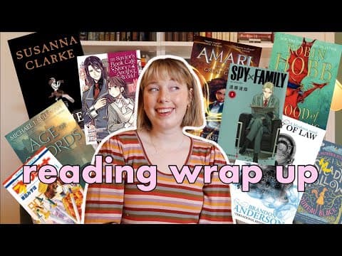 My biggest reading wrap up ever?! (I read 18 books 😳) thumbnail