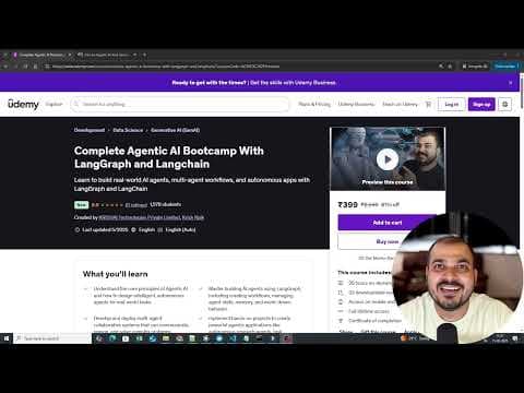 Udemy- Complete Agentic AI Bootcamp With LangGraph And LangChain Is Live thumbnail