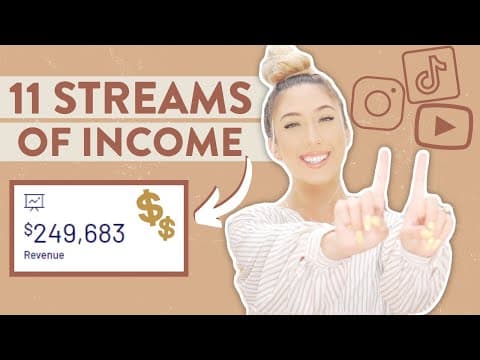 HOW TO MAKE 6-FIGURES AS AN INFLUENCER (Part 2) | 11 Income Stream Ideas For Influencers thumbnail