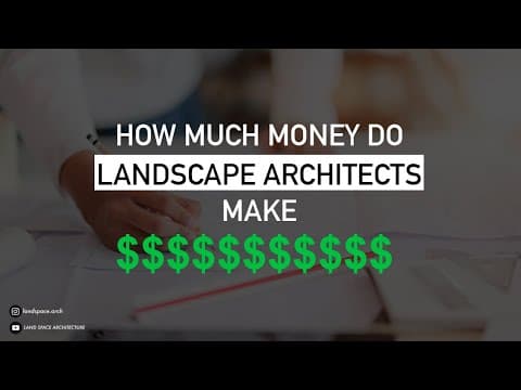 How much money do Landscape Architects make thumbnail