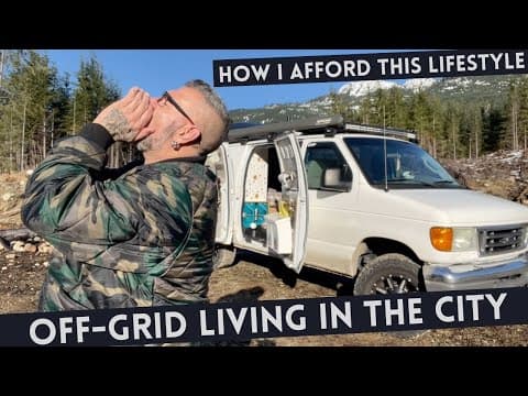 EVERYTHING WITHIN REACH FROM MY BED // Back To The City To Pick Up Product Samples “Van Life Job” thumbnail