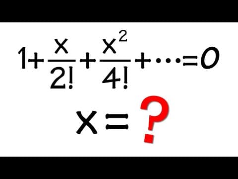 How to Solve Power Series Equations Step by Step thumbnail