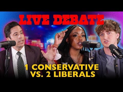 2 Liberals vs. 1 Conservative: BAR FIGHT | Michael Knowles, Luke Beasley, & Zina thumbnail