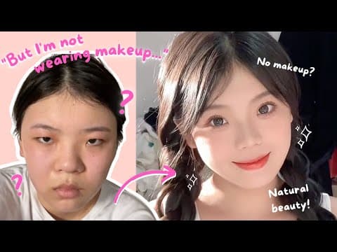 "She is a natural beauty!" | Everyday Natural Airy Makeup Look ☁️  by 我不是迪迪 thumbnail