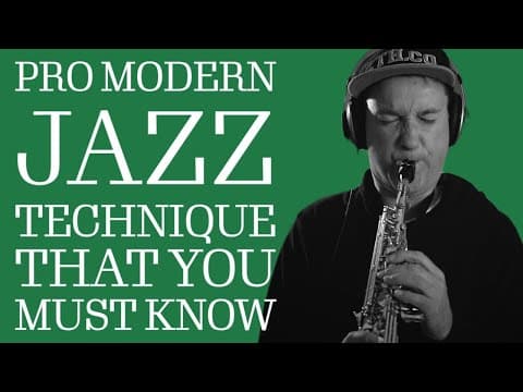 Pro Modern Jazz Technique that you must know! thumbnail