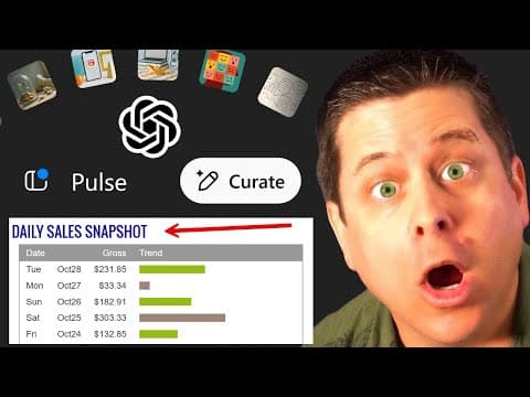 NEW Chatgpt Pulse - Make Money With Ai Curated Content! thumbnail