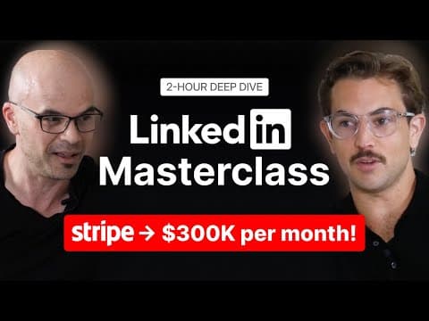 LinkedIn MASTERCLASS for 2025 thumbnail