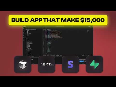 How I Code Profitable Apps SOLO (no wasted time / beginner friendly / with AI) thumbnail