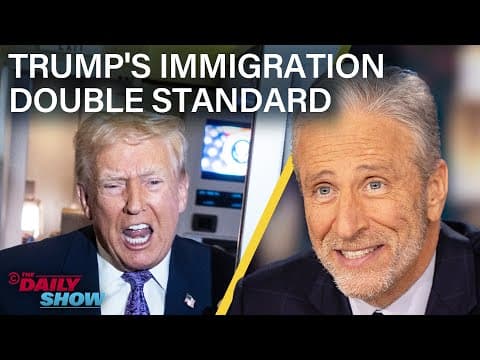 Trump Berates Reporters, Gets Mystery MRI & Closes Border to (Non-White) Immigrants | The Daily Show thumbnail